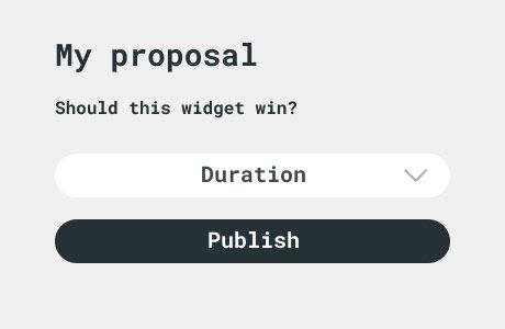 Create proposal feature screen